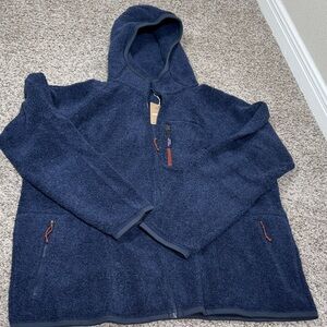 Patagonia Men's Dark Blue Zip-Up Sweater